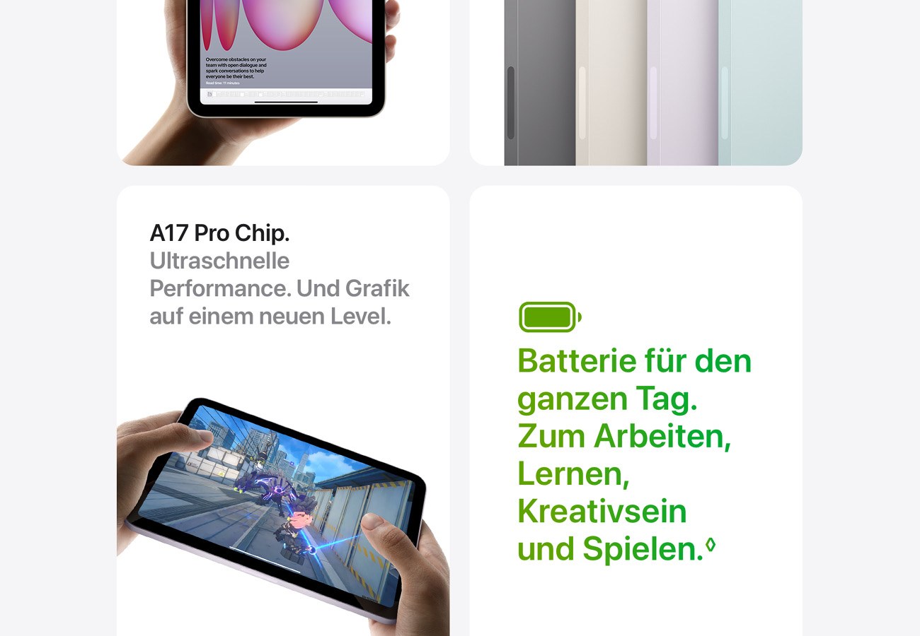 Apple iPad mini (A17 Pro)