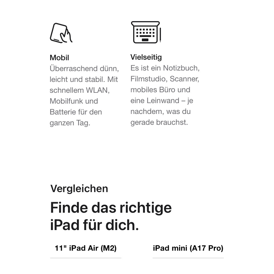 Apple iPad mini (A17 Pro)