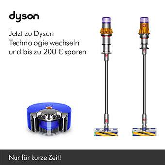 Jetzt zu Dyson Technologie wechseln und bis zu 200 € sparen