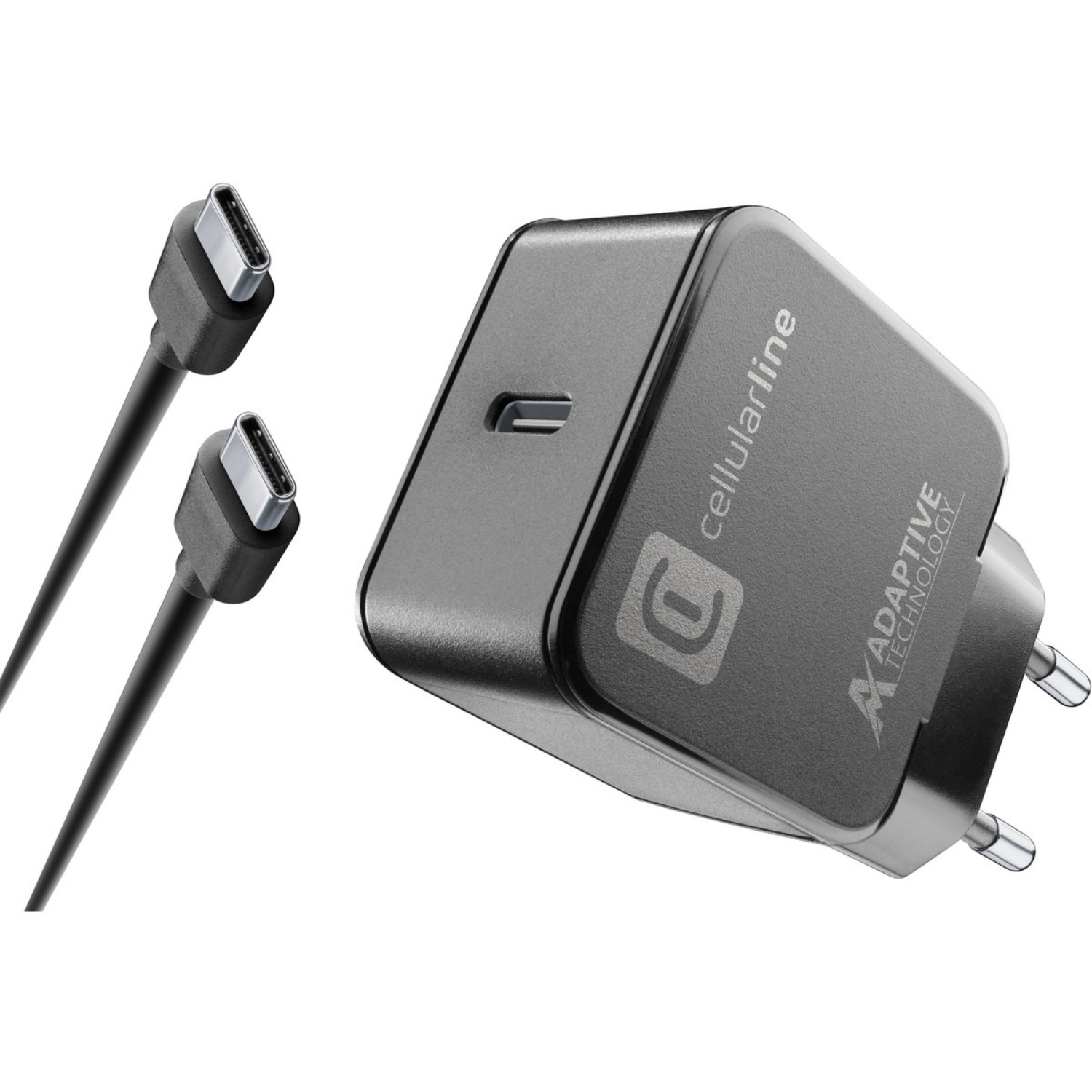 Celularni hitri polnilec USB C 15W crn s - electronic4you Slovenija