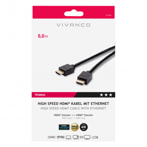 VIVANCO High Speed HDMI-Ethernet 5m