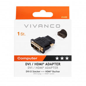 VIVANCO HDMI-DVI Adapter schwarz