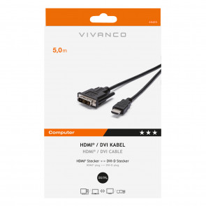VIVANCO HDMI Videokabel schwarz 5m