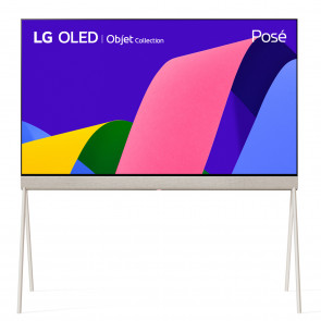 LG 48LX1Q9LA 4K Lifestyle OLED TV Pose