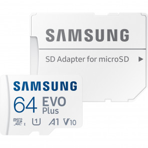 Samsung EVO Plus microSDXC 64GB Kit V30