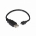 VIVANCO Adapterkabel micro USB/USB 0,15m