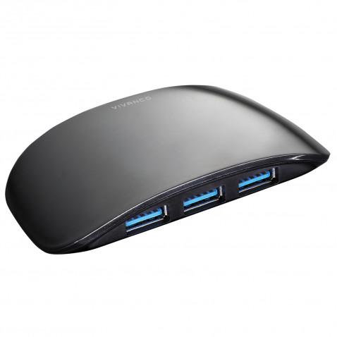 VIVANCO USB 3.0 Razdelilnik, 4-vratni,