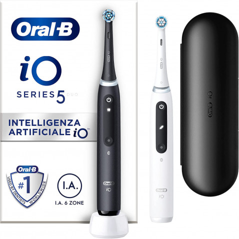 Oral-B iO Serija 5 Crna/Bela + 2. Rocaj,