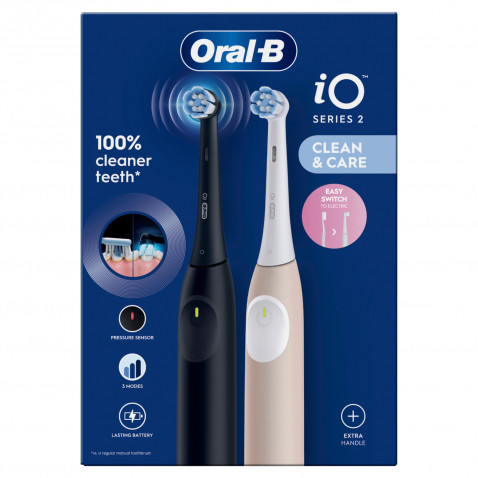 Oral-B iO Serija 2 Nocno crna/Mirno roza