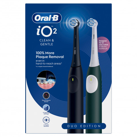 Oral-B iO Serija 2 Crna noc/Zelena zobne
