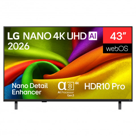 LG 43NU850B6LA NANO 4K UHD TV 108 cm