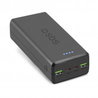 SBS Power Bank 30.000 mAh crna z 2 USB-C
