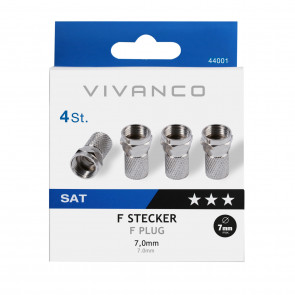 VIVANCO F-vtic, 7,0 mm, 4 kosov VIVANCO