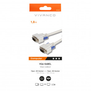 VIVANCO Kabel za povezavo monitorja 1,8