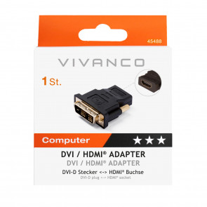 VIVANCO HDMI-DVI Adapter crna VIVANCO CA