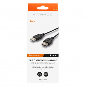 VIVANCO USB 2.0 podaljševalno podaljško