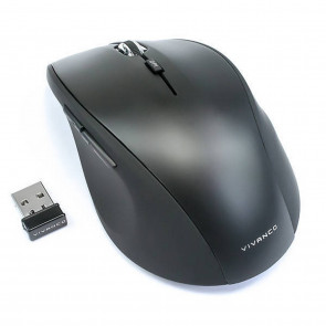 VIVANCO Brezžicna miška USB crna Vivanco