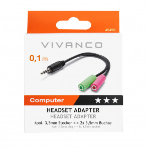 VIVANCO adapter za slušalke / slušalke A
