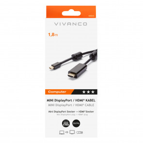 VIVANCO Mini DisplayPort-HDMI Kabel Mini