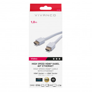 VIVANCO HDMI kabel s hitrim prenosom in