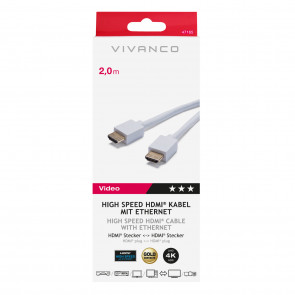 VIVANCO Visokohitrostni HDMI s 2m 47165