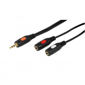 Vivanco Y-Adapter Klinke, stereo, 0,2m