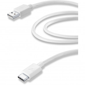 Celularna USB-C kabel 2m, bela, polnilni
