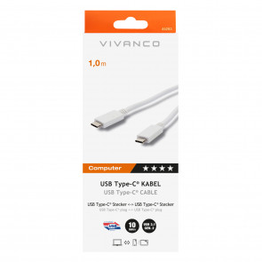 VIVANCO USB kabel Tipa C 1m bel 45293 CC
