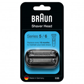 Braun Kombipak 53B rezervni glava crn, s
