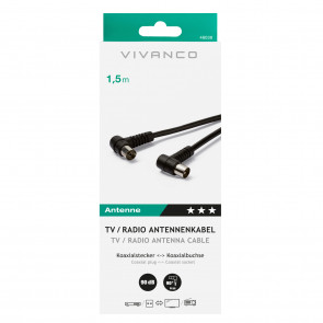 VIVANCO TV/Radio Vogalni kabel 90dB, Za