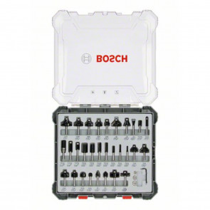 Bosch 30-delni mešani set rezkarjev s 6