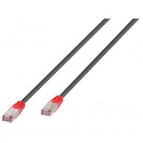 VIVANCO Mrežni kabel Cat 6, sivi, 2m, 2