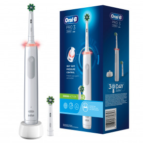 Oral-B Pro 3 3000 Cross Action Bela JAS