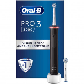 Oral-B Pro 3 3000 obcutljiva crna zobna