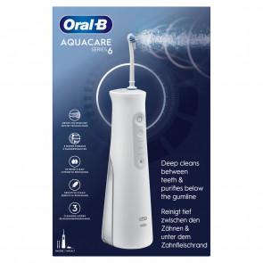 Oral-B AquaCare 6 ustna prha JAS22 Bela