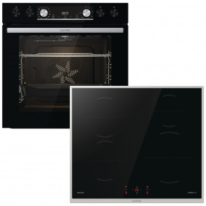 Gorenje Black Set 5 Induktion + Vgradni