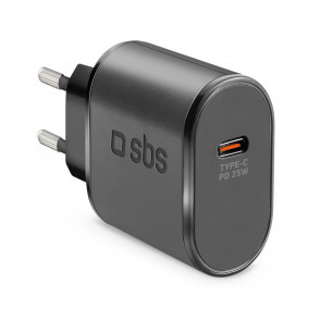 SBS Stensko polnilnik 25W crn TETR1CPD25