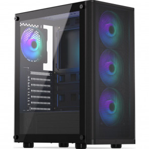 Endorfy Ventum 200 ARGB crna steklena PC