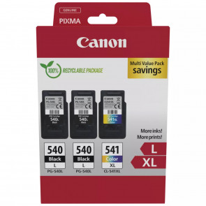 Canon 2x PG-540L in 1x CL-541XL kartuša.