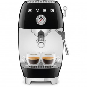 SMEG ECF03BLEU kavni aparat crne barve,