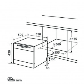 Siemens SX65EX12CE iQ500 Vgradni stroj