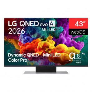 LG evo Mini LED AI 43QNED86B6B 4K UHD cm
