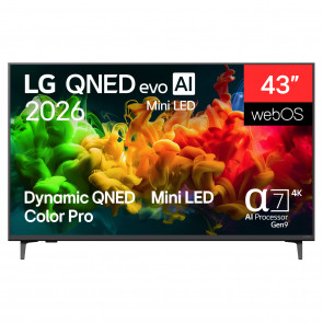 LG 43QNED80B6B 4K QNED evo MiniLED TV cm