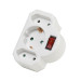 VIVANCO adapter za vticnice / stikalo 1x