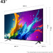 LG 43QNED80T6A 4K UHD QNED TV