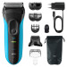 Braun Series 3 3010BT Crn/Modre barve in